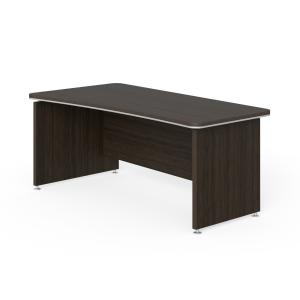 Pracovný stôl Lenza Wels, zúžený vpravo, 180x76,2x94,8/78cm, wenge
