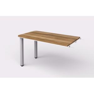 Prídavný stôl Lenza Wels, 130x76,2x70cm, kovové nohy - merano