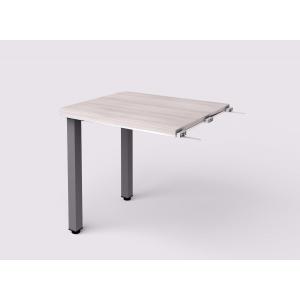 Prídavný stôl Lenza Wels, 80×76,2×70cm, kovové nohy - agát svetlý