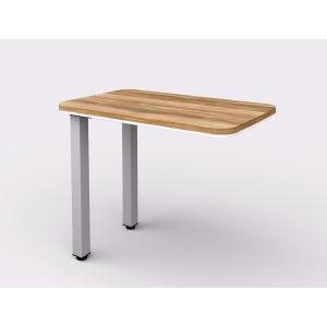 Stôl doplnkový Lenza Wels, zúženie vľavo, 55x76,2x90cm, merano