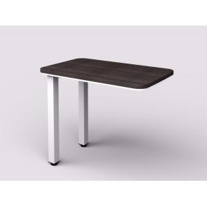 Stôl doplnkový Lenza Wels, zúženie vľavo, 55x76,2x90cm, wenge