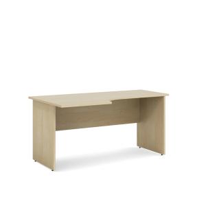 Pracovný stôl ľavý BASIC, 160x76x90cm, breza