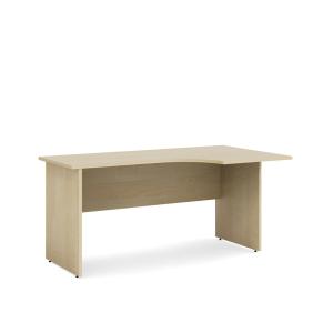 Pracovný stôl pravý BASIC, 160x76x90cm, breza
