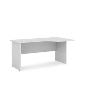 Pracovný stôl pravý BASIC, 160x76x90cm, biela