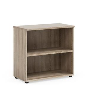Policová skriňa BASIC, otvorená, 80x40x76,5cm, dub Sonoma