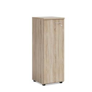 Policová skriňa BASIC, ľavé dvere so zámkom, 40x40x111,7cm, dub Sonoma