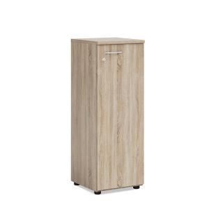 Policová skriňa BASIC, pravé dvere so zámkom, 40x40x111,7cm, dub Sonoma