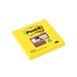 Bloček Post-it Super Sticky 76x76 žltý