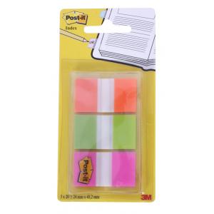 Záložky Post-it Index široké 25x43 v dispenzore ČOŽ