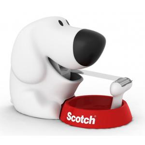 Dispenzor DOG s páskou Scotch Magic 19mmx7,5mm