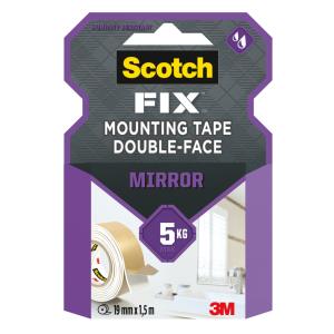 Montážna páska Scotch vhodná na použitie v kúpeľni, 19 mm x 1,5 m