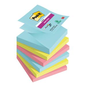 Samolepiace Z-bločky Post-it Super Sticky COSMIC, veľkosť 76x76 mm, 6 bločkov po 90 lístkov