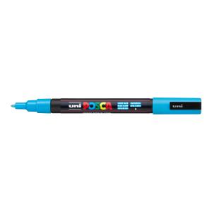 Popisovač uni POSCA PC-3M svetlomodrý