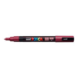 Popisovač uni POSCA PC-3M bordový