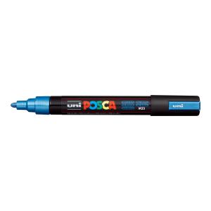 Popisovač uni POSCA PC-5M metalicky modrý