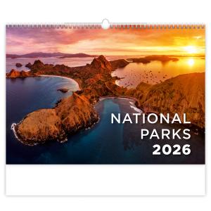 Nástenný kalendár National Parks 45 x 31,5 cm 2026