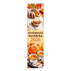 Nástenný kalendár Hrnčeková kuchárka - viazanka 12 x 48 cm 2026