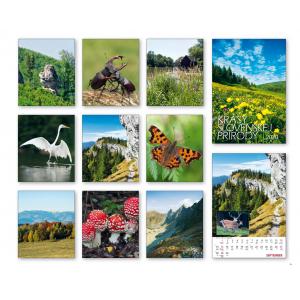 Nástenný kalendár Krásy slovenskej prírody 2024