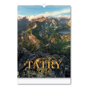 Nástenný kalendár 34 x 46 cm - Tatry 2026
