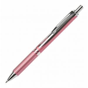 Gélový roller Pentel Energel Steel, ružový