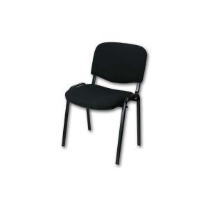 Konferenčná stolička ISO N čierna D2, kostra čierna