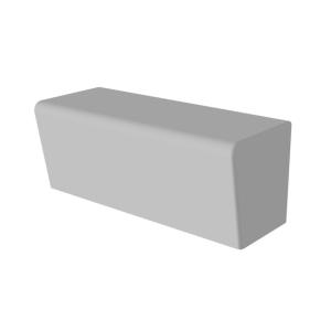 Čalúnená sedačka CUBE CHAT SOFA malá, 70x50x50 cm, basic