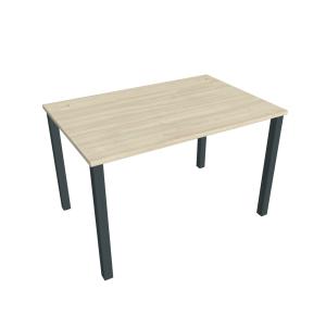 Pracovný stôl Uni, 120x75,5x80 cm, agát/čierna