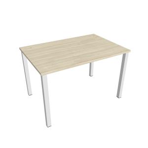 Pracovný stôl Uni, 120x75,5x80 cm, agát/biela