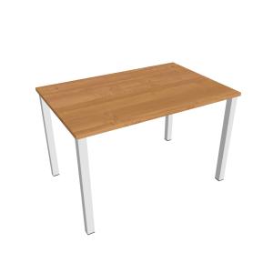 Pracovný stôl Uni, 120x75,5x80 cm, jelša/biela