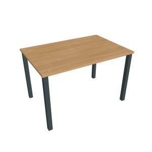 Pracovný stôl Uni, 120x75,5x80 cm, dub/čierna