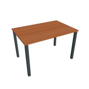 Pracovný stôl Uni, 120x75,5x80 cm, čerešňa/čierna