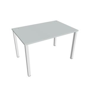 Pracovný stôl Uni, 120x75,5x80 cm, sivá/biela