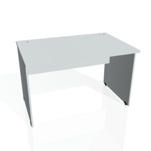Pracovný stôl Gate, 120x75,5x80 cm, sivý/sivý