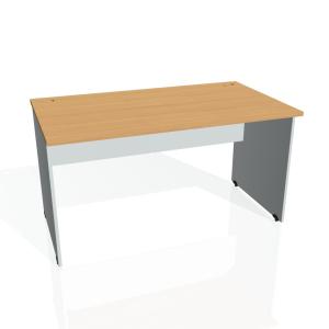 Pracovný stôl Gate, 140x75,5x80 cm, buk/sivý