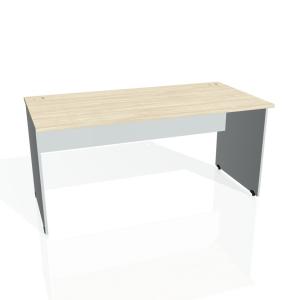 Pracovný stôl Gate, 160x75,5x80 cm, agát/sivý