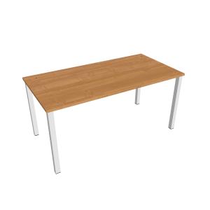 Pracovný stôl Uni, 160x75,5x80 cm, jelša/biela