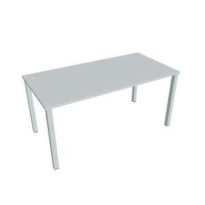 Pracovný stôl Uni, 160x75,5x80 cm, sivá/sivá