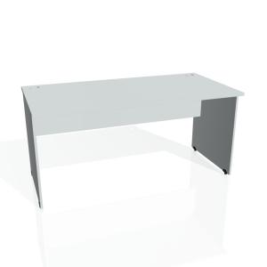 Pracovný stôl Gate, 160x75,5x80 cm, sivý/sivý