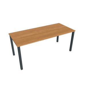 Pracovný stôl Uni, 180x75,5x80 cm, jelša/čierna