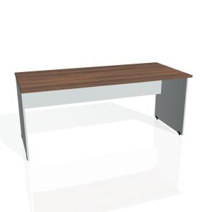 Pracovný stôl Gate, 180x75,5x80 cm, orech/sivý
