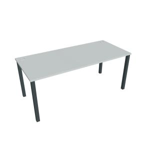 Pracovný stôl Uni, 180x75,5x80 cm, sivá/čierna