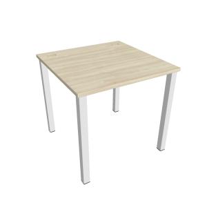 Pracovný stôl Uni, 80x75,5x80 cm, agát/biela