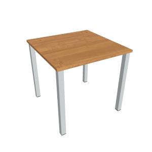 Pracovný stôl Uni, 80x75,5x80 cm, jelša/sivá