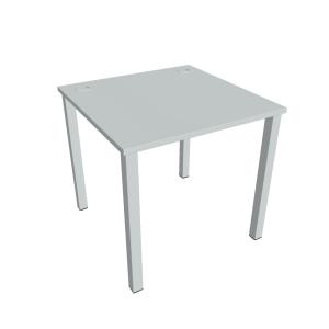 Pracovný stôl Uni, 80x75,5x80 cm, sivá/sivá