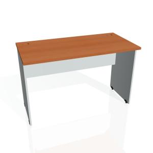 Pracovný stôl Gate, 120x75,5x60 cm, čerešňa/ sivý