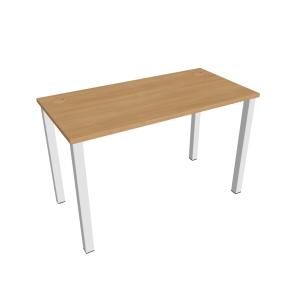 Pracovný stôl Uni, 120x75,5x60 cm, dub/biela