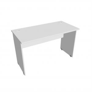 Pracovný stôl Gate, 120x75,5x60 cm, biely/biely