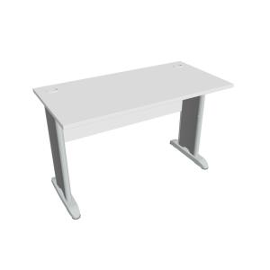 Pracovný stôl Cross, 120x75,5x60 cm, biely/kov