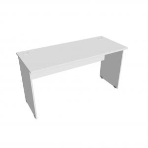 Pracovný stôl Gate, 140x75,5x60 cm, biely/biely