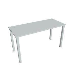 Pracovný stôl Uni, 140x75,5x60 cm, sivá/sivá